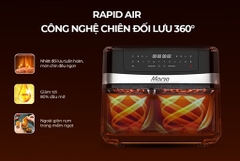 Nồi Chiên Không Dầu 2 Ngăn 10L Sunhouse Mama SHD4098