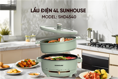 Nồi Lẩu Điện Đa Năng 4L Sunhouse SHD4540
