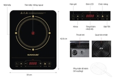 Bếp Hồng Ngoại Cảm Ứng Sunhouse SHD6014