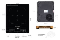 Bếp Hồng Ngoại Cảm Ứng Sunhouse SHD6015