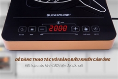 Bếp Hồng Ngoại Cảm Ứng Sunhouse SHD6015