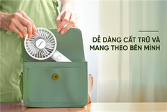 Quạt Sạc Mini Cầm Tay Sunhouse SHD7109