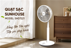 Quạt Sạc Sunhouse SHD7221
