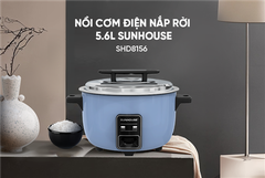 Nồi Cơm Điện Nắp Rời 5.6L Sunhouse SHD8156