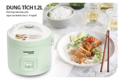 Nồi Cơm Điện 1.2L Sunhouse Mama SHD8265B