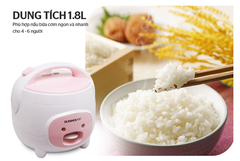 Nồi Cơm Điện 1.8L Sunhouse SHD8607W