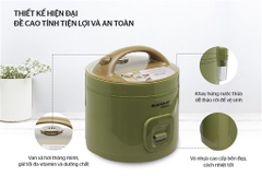 Nồi Cơm Điện 1.8L Sunhouse Mama SHD8665G