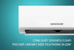 Điều Hòa Không Khí 12,000 BTU 1 Chiều Sunhouse SHR-AW12C410