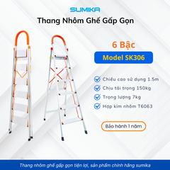 Thang Nhôm Ghế Gia Đình Sumika SK306