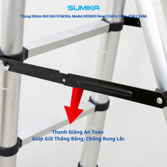 Thang Nhôm Rút Đôi Sumika SK380D NEW