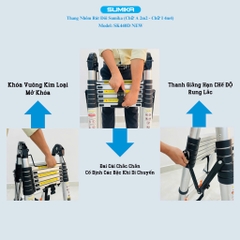 Thang Nhôm Rút Đôi Sumika SK440D NEW