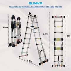 Thang Nhôm Rút Đôi Sumika SK500D NEW