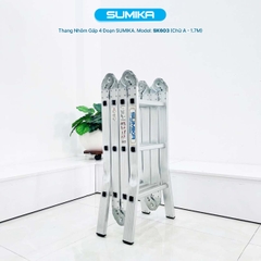 Thang Nhôm Gấp 4 Khúc Sumika SK603
