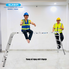 Thang Nhôm Gấp 4 Khúc Sumika SK604