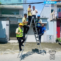 Thang Nhôm Gấp 4 Khúc Sumika SK605