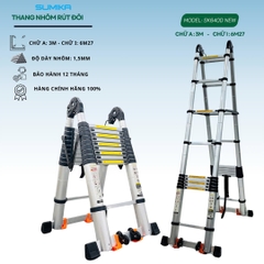 Thang Nhôm Rút Đôi Sumika SK640D NEW