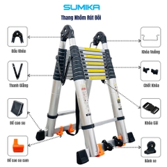 Thang Nhôm Rút Đôi Sumika SK760D NEW