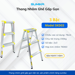 Thang Nhôm Ghế Gia Đình Sumika SKD03