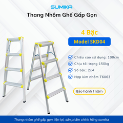 Thang Nhôm Ghế Gia Đình Sumika SKD04