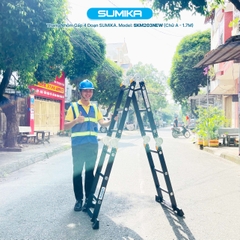 Thang Nhôm Gấp 4 Khúc Sumika SKM203 NEW