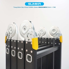 Thang Nhôm Gấp 4 Khúc Sumika SKM203 NEW