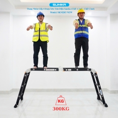 Thang Nhôm Gấp 4 Khúc Sumika SKM203 NEW