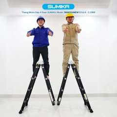Thang Nhôm Gấp 4 Khúc Sumika SKM204 NEW