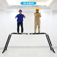 Thang Nhôm Gấp 4 Khúc Sumika SKM204 NEW