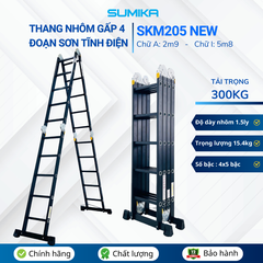 Thang Nhôm Gấp 4 Khúc Sumika SKM205 NEW