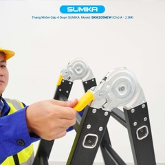 Thang Nhôm Gấp 4 Khúc Sumika SKM205 NEW