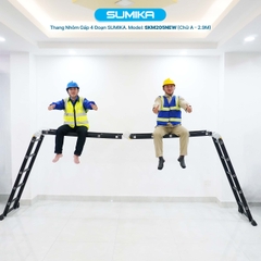 Thang Nhôm Gấp 4 Khúc Sumika SKM205 NEW