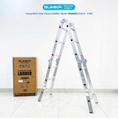 Thang Nhôm Gấp 4 Khúc Sumika SKM603