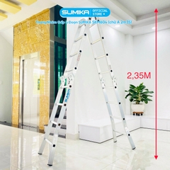 Thang Nhôm Gấp 4 Khúc Sumika SKM604