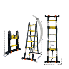 Thang Nhôm Rút Đôi Sơn Tĩnh Điện Sumika SKS380D