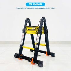 Thang Nhôm Rút Đôi Sơn Tĩnh Điện Sumika SKS380D