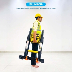 Thang Nhôm Rút Đôi Sơn Tĩnh Điện Sumika SKS560D