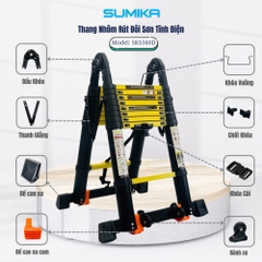 Thang Nhôm Rút Đôi Sơn Tĩnh Điện Sumika SKS560D
