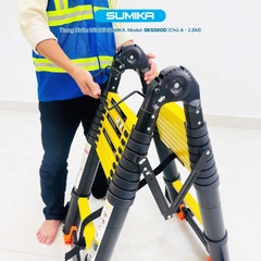 Thang Nhôm Rút Đôi Sơn Tĩnh Điện Sumika SKS560D