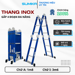 Thang Inox Gấp 4 Khúc Sumika SKS603