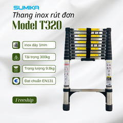 Thang Inox Rút Đơn Sumika T320