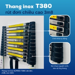 Thang Inox Rút Đơn Sumika T380