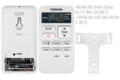 SẢN PHẨM NGỪNG KINH DOANH - Máy lạnh Toshiba Inverter 1.5 HP RAS-H13C2KCVG-V