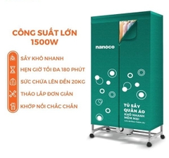 Tủ Sấy Quần Áo Nanoco NCD1502
