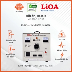 Biến Áp Vô Cấp LiOA SD 2515