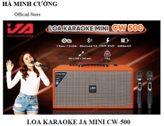 LOA KARAOKE JA MINI CW-500 - Dòng cao cấp