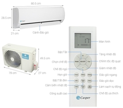 [Sản Phẩm Ngừng Kinh Doanh] Máy lạnh Casper 1 HP KC-09FC32