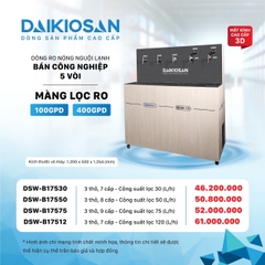 Máy Lọc Nước RO Công Nghiệp 5 vòi Nóng Nguội Lạnh Daikiosan