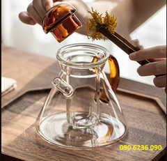 Bộ ấm chén thủy tinh Zeno SET103