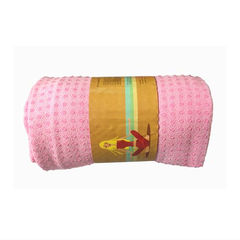 Khăn trải thảm tập yoga silicon (Hồng)