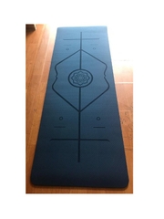 Thảm tập yoga TPE Zeno định tuyến 8mm (Đen)